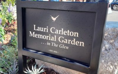 Huge community support for memorial garden