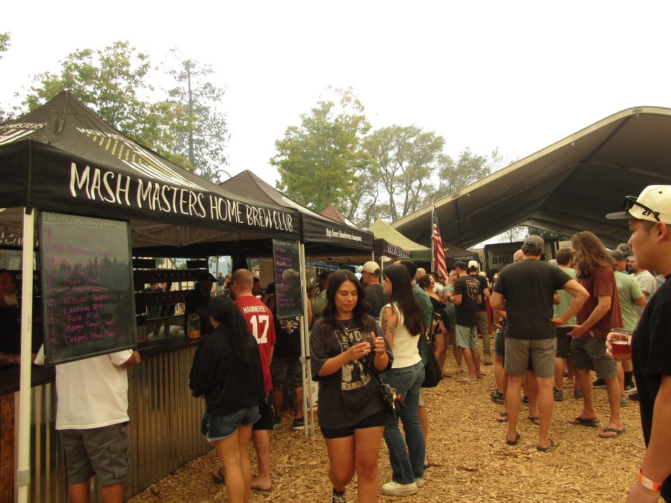 Mash Masters Home Brewing Club out of Canyon Lake, Calif., attracted a steady crowd of thirsty participants. (Photos by Douglas W. Motley)