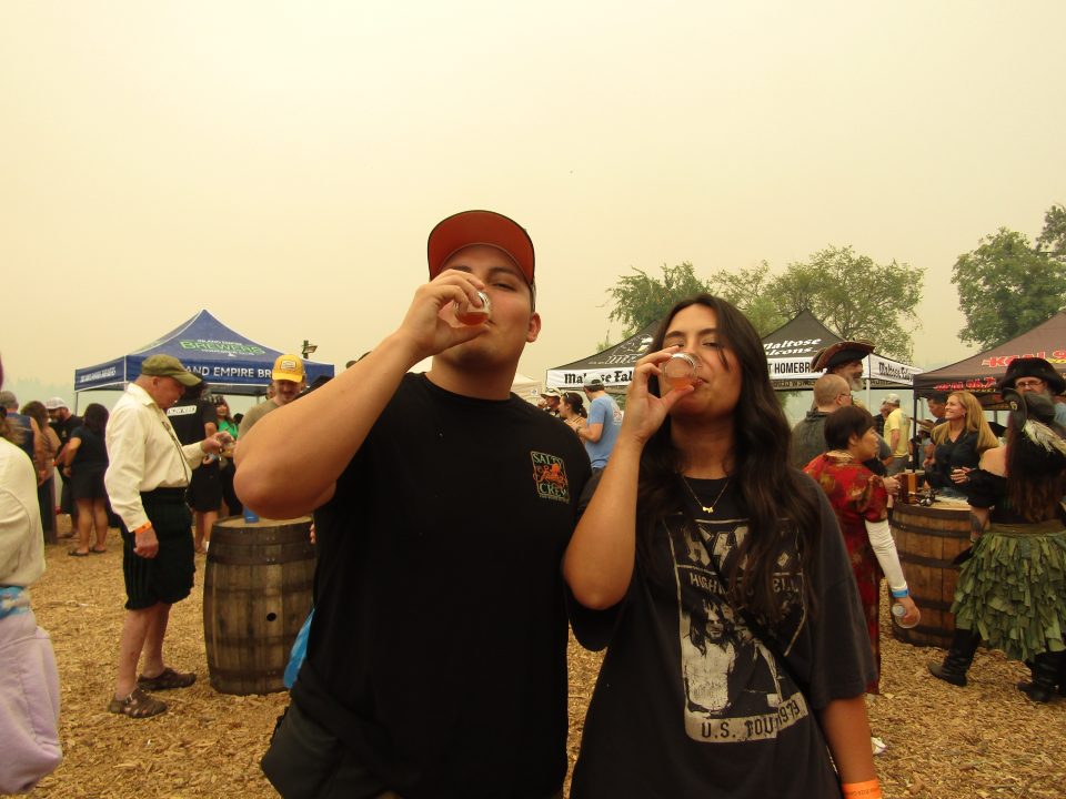 First-time participants Martin and Savanah from Victorville spoke highly of the Dragon’s Blood Cider from Relentless Brewery out of Temecula.