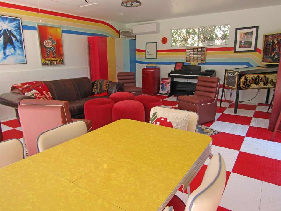 The unique dining area in the Kaleidoscope Home