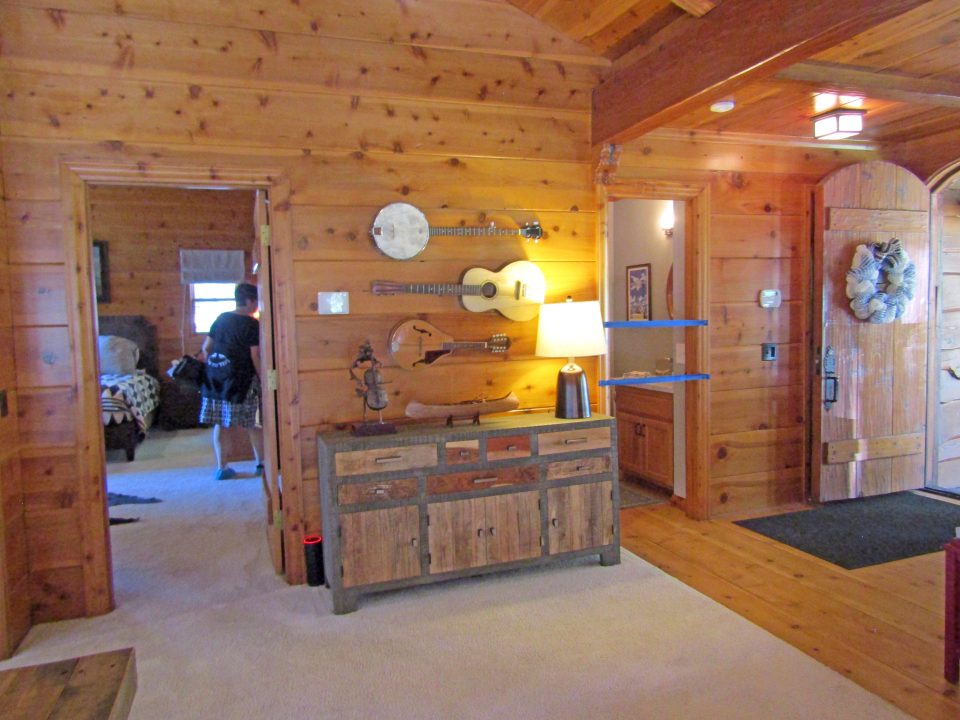 The Wooden Boat House’s display of musical instruments and nautically-themed items
