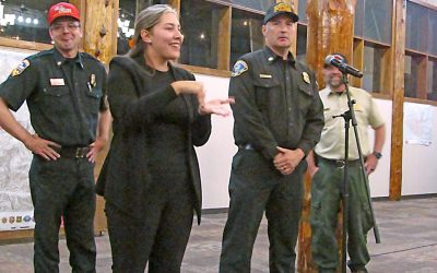 Line Fire Community Meeting attracts large crowd