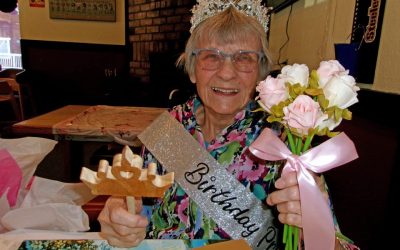 Beverly Burkitt’s 95th birthday surprise