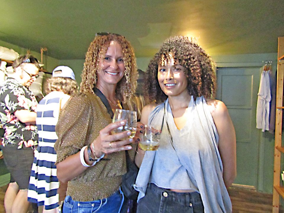 Adrianne, Lisa, Julia, Melissa and Adrianna from Glendora and Orange County enjoyed last year’s Brewfest at Tavern Bay Beach Club so much they couldn’t resist attending this year’s event. (Photos by Douglas W. Motley) Two friends enjoying drinks in a cozy room.