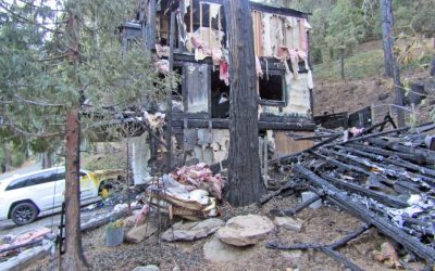 Fires destroy two Crestline homes