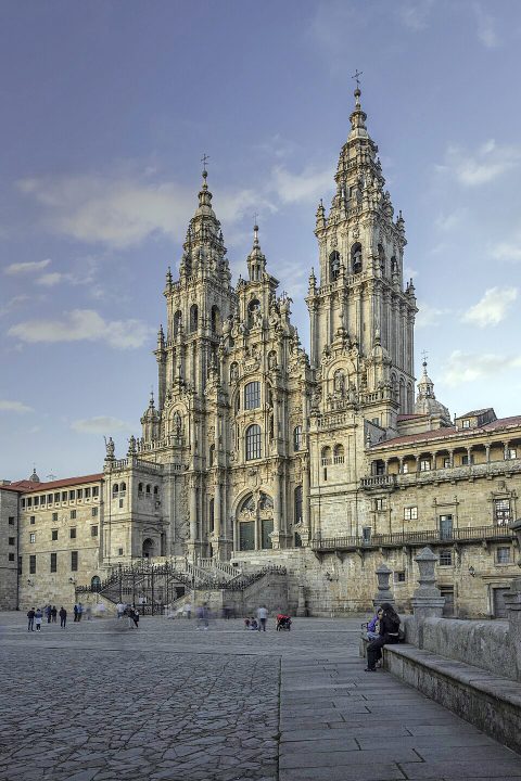 Santiago Compostela Cathedral at dusk. (Contributed photo)