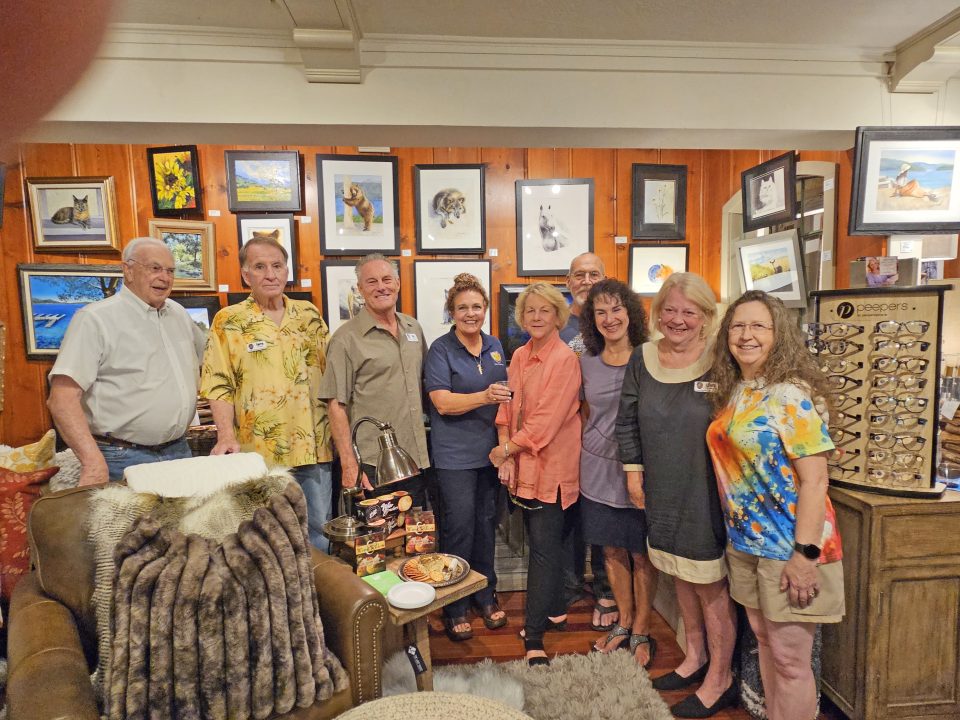 Adrianne, Lisa, Julia, Melissa and Adrianna from Glendora and Orange County enjoyed last year’s Brewfest at Tavern Bay Beach Club so much they couldn’t resist attending this year’s event. (Photos by Douglas W. Motley) Group posing at art gallery event.