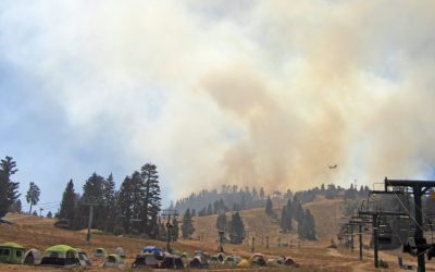 Line Fire continues burning south of Snow Valley – Mandatory evacuation order issued for Seven Oaks