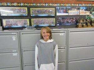 Nine-year-old Arron Wurtz advises others to not run out of the house during an earthquake because things could fall on you.