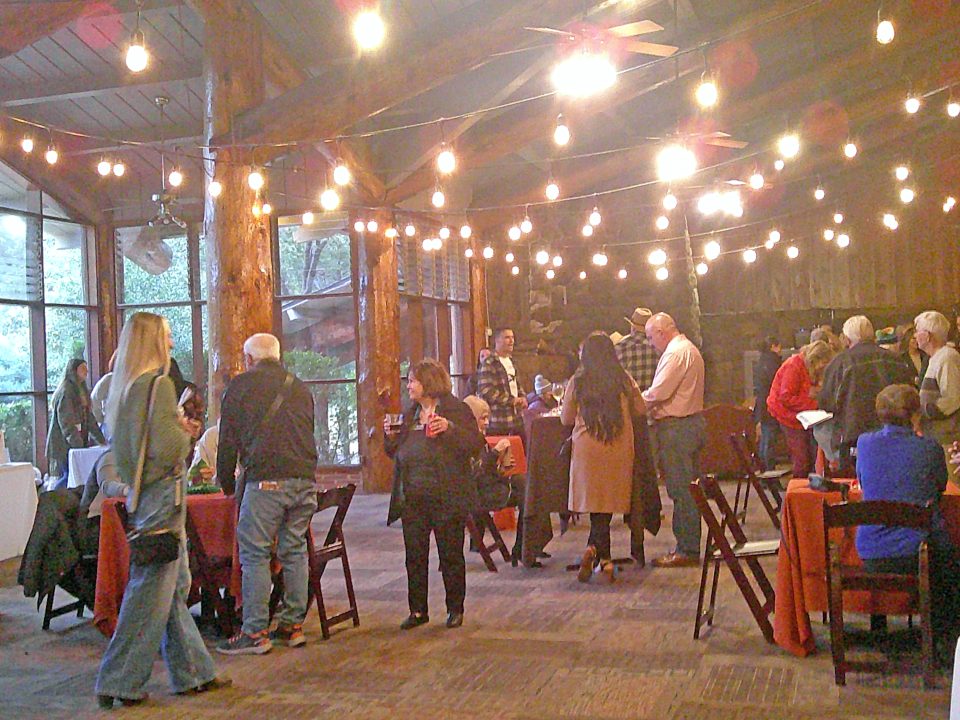The members of the three chambers mixing together at the tri-chamber mixer on Oct. 17.