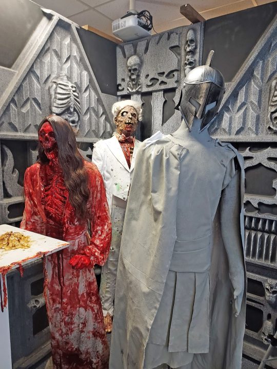 Some of the unsettling companions accompanying you on the tour. (by Julianne Homokay)