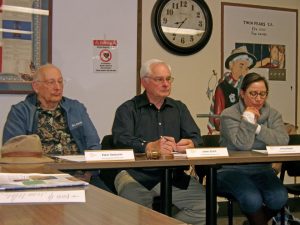The Lake arrowhead MAC members present at the November meeting: Peter Venturini, Chair James Grant and Jenny Hueter.