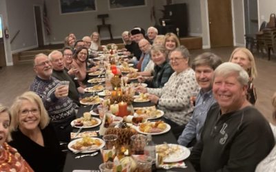 Celebrating Thanksgiving with friends