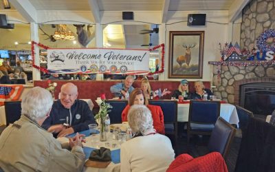 Celebrating veterans with a meal