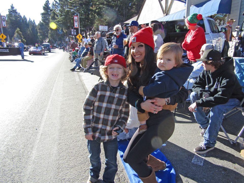 Six-year-old Parker, a first-grader at Charles Hoffman Elementary School, said he liked all of the floats.