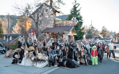 Krampus walk through the main streets of Crestline