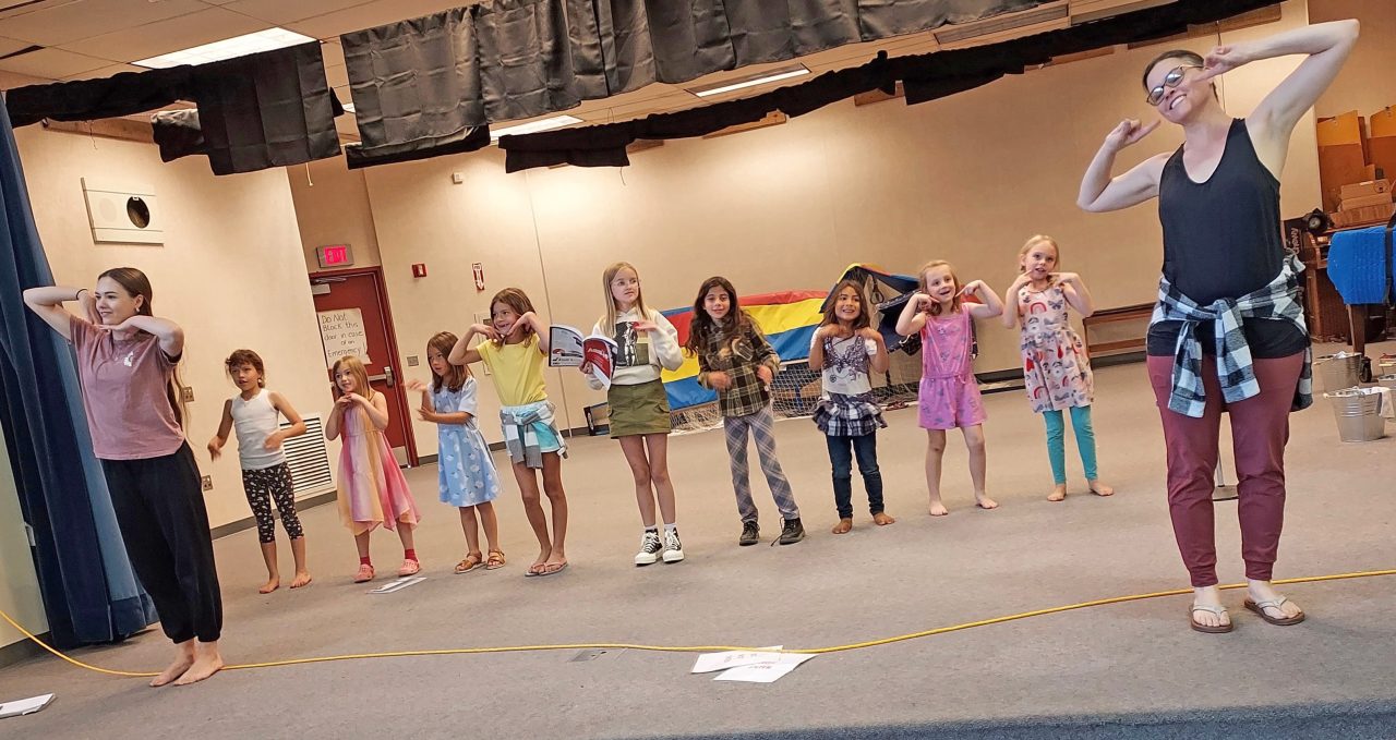 Adrianne, Lisa, Julia, Melissa and Adrianna from Glendora and Orange County enjoyed last year’s Brewfest at Tavern Bay Beach Club so much they couldn’t resist attending this year’s event. (Photos by Douglas W. Motley) Children practicing theater performance on stage