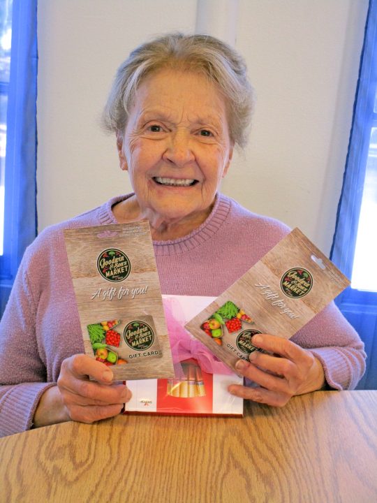 Soroptimists raffle drawing - Paula(Photo by Leah Weiss) 