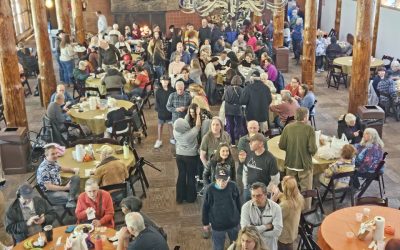 Giving thanks with friends and family