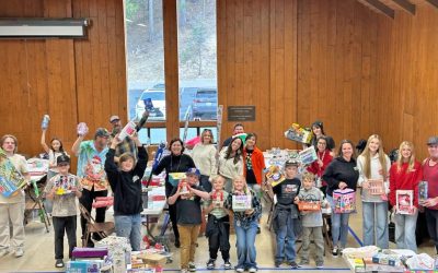 Making Christmas merry for 114 kiddos
