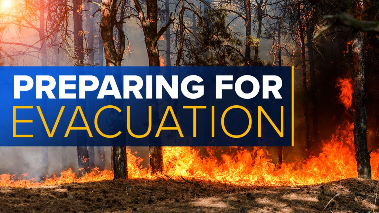 Wildfire evacuation preparation guide