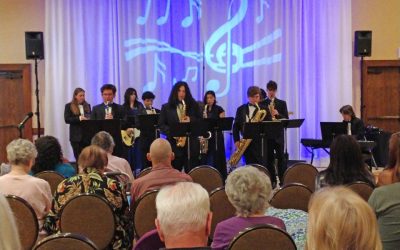 Instrument ‘petting zoo’ from the Blue Jay Jazz Foundation