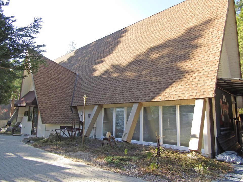 Adrianne, Lisa, Julia, Melissa and Adrianna from Glendora and Orange County enjoyed last year’s Brewfest at Tavern Bay Beach Club so much they couldn’t resist attending this year’s event. (Photos by Douglas W. Motley) A-frame house with large windows and shingled roof.