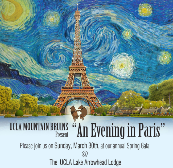 Adrianne, Lisa, Julia, Melissa and Adrianna from Glendora and Orange County enjoyed last year’s Brewfest at Tavern Bay Beach Club so much they couldn’t resist attending this year’s event. (Photos by Douglas W. Motley) UCLA event poster: An Evening in Paris gala.