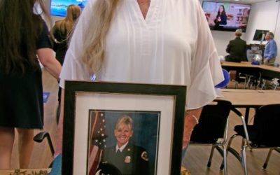 Kat Opliger honored as she retires from County Fire