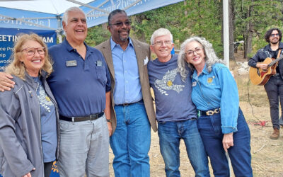 Local Rotary Clubs Dedicate Peace Pole