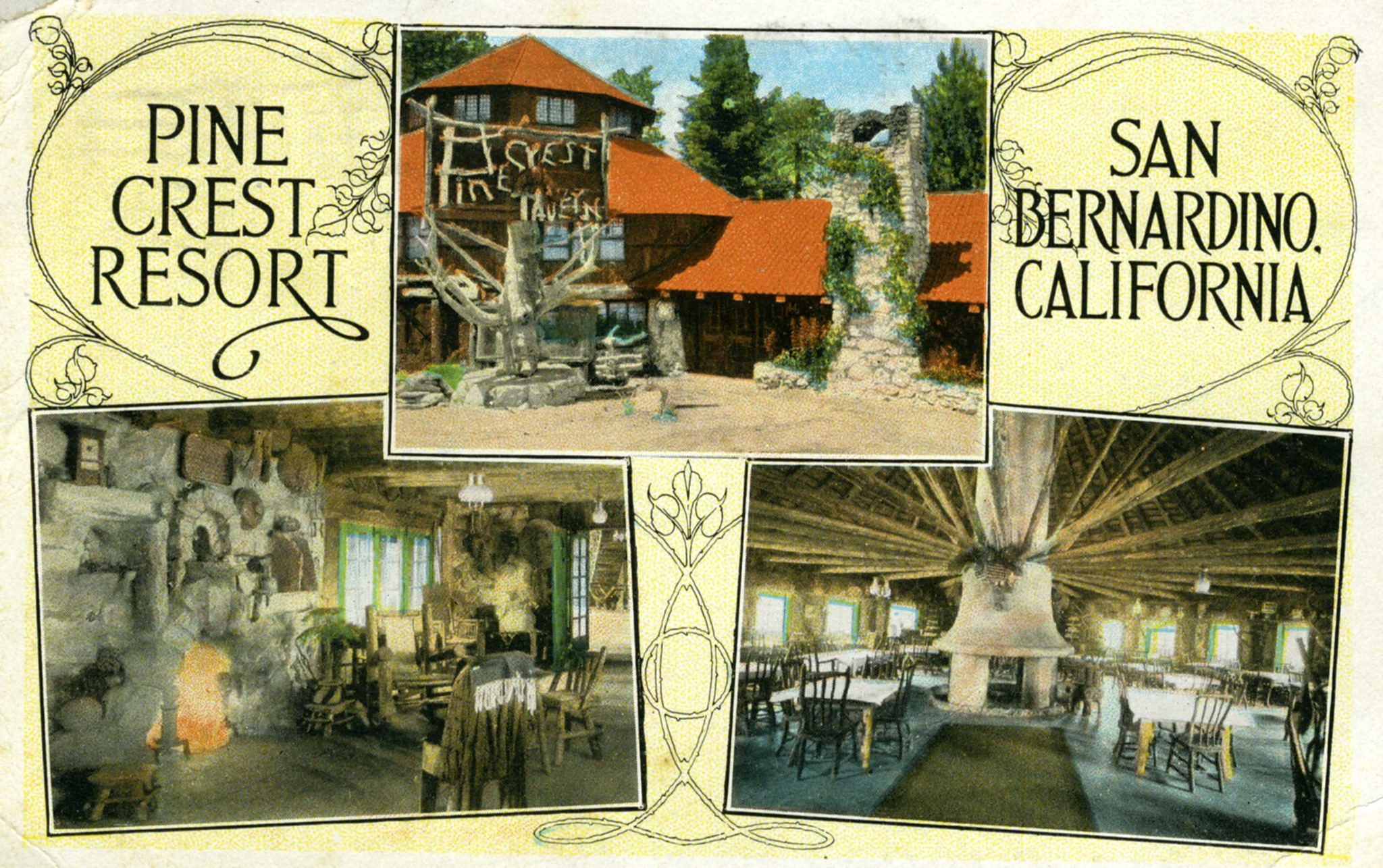 Adrianne, Lisa, Julia, Melissa and Adrianna from Glendora and Orange County enjoyed last year’s Brewfest at Tavern Bay Beach Club so much they couldn’t resist attending this year’s event. (Photos by Douglas W. Motley) Pine Crest Resort, San Bernardino, vintage postcard.