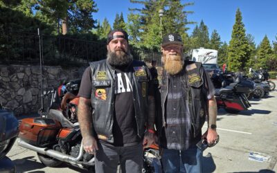 Veterans on motorcycles visit Lake Arrowhead