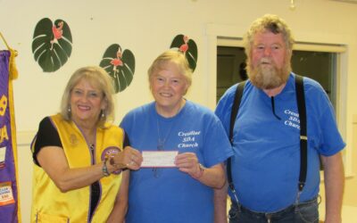 Lions volunteering, raising funds and donating