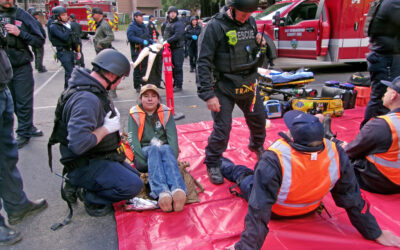 Emergency scenario trains first responders