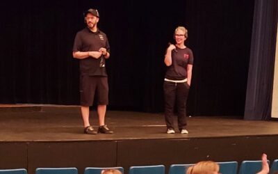 Rim High Theatre previews their current play for Valley Of Enchantment Elementary students