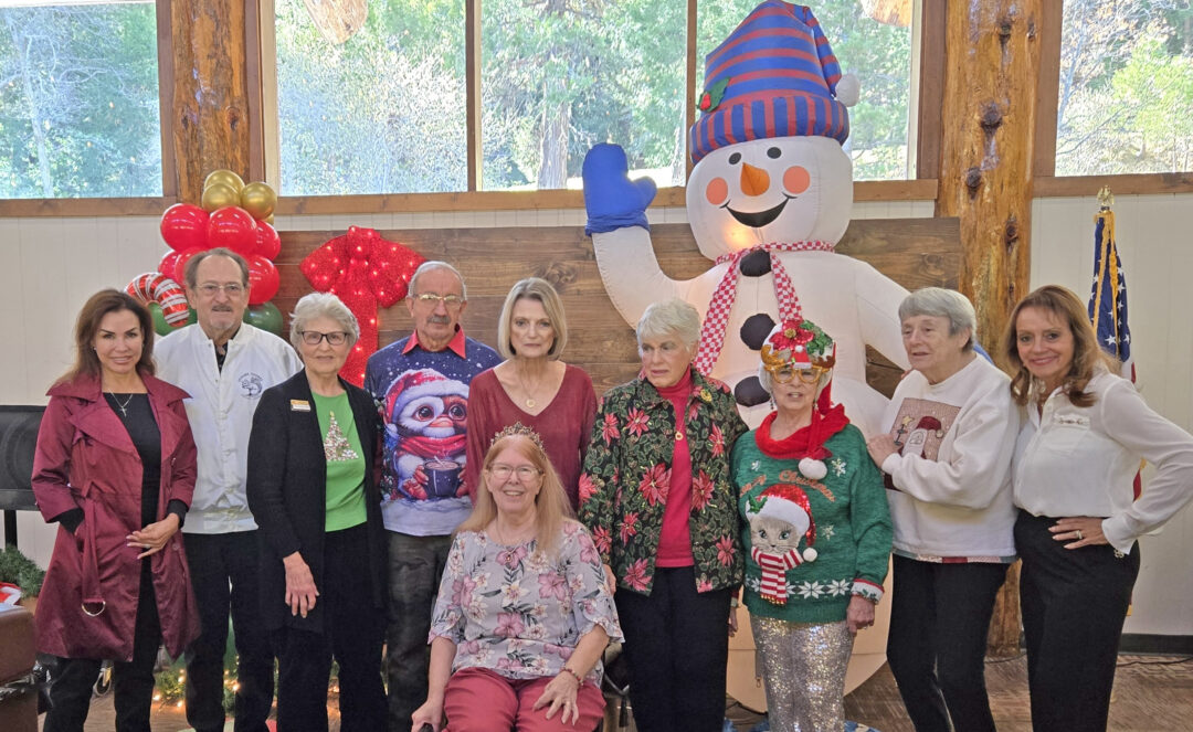 The 2026 officers were installed at the December membership luncheon. (Photo by Douglas W. Motley)