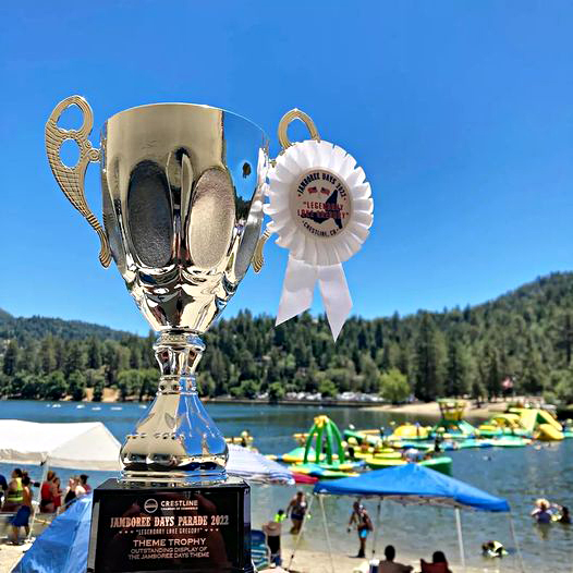 Adrianne, Lisa, Julia, Melissa and Adrianna from Glendora and Orange County enjoyed last year’s Brewfest at Tavern Bay Beach Club so much they couldn’t resist attending this year’s event. (Photos by Douglas W. Motley) A typical trophy from a previous year’s parade. (Photos by Rhea-Francis Tetley)