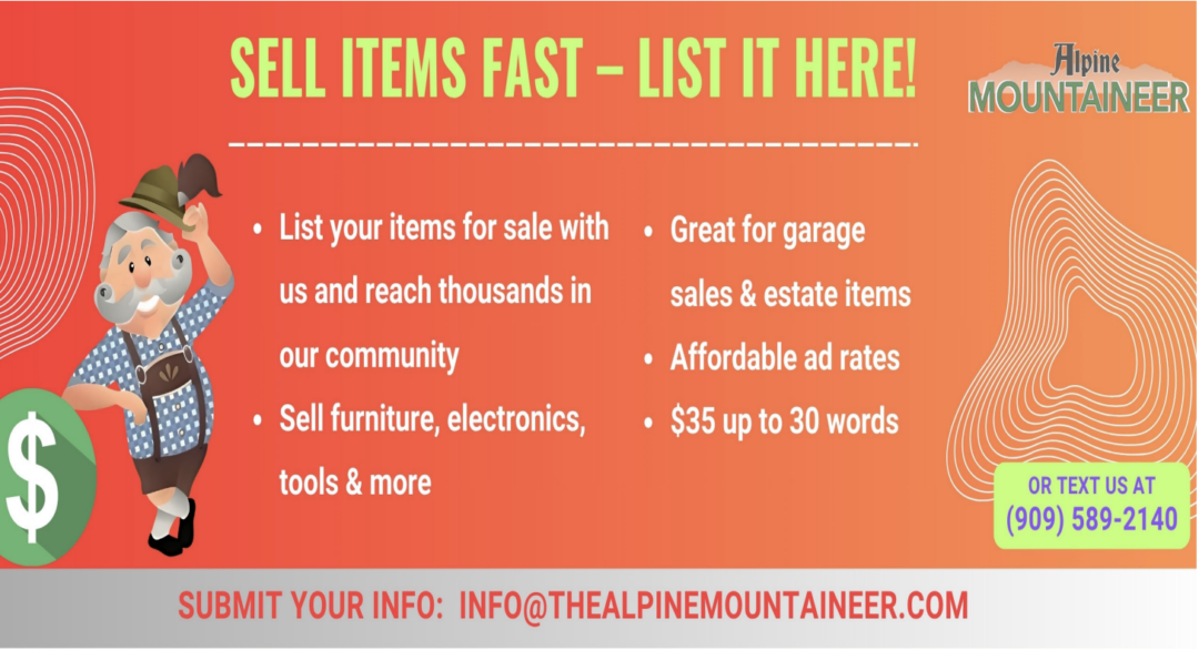 Sell items quickly with Alpine Mountaineer listings