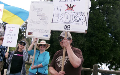Scenes from the No Kings Day rally in Crestline on Saturday, March 29, 2026