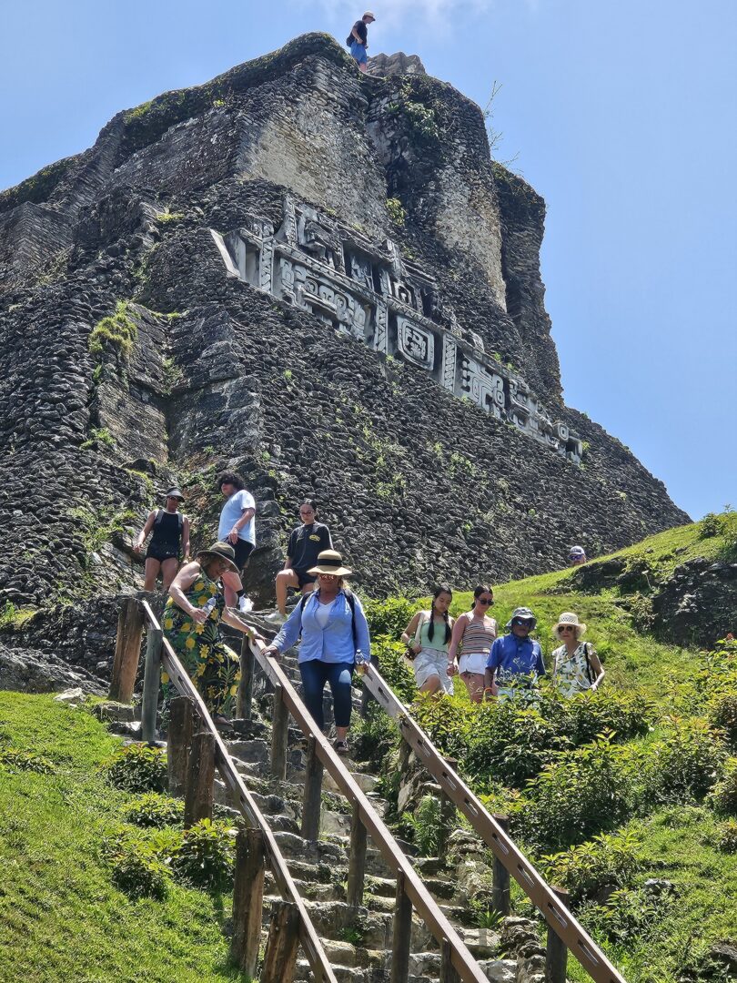 One of the Mayan ruins at the Xunantunich Archaeological Reserve.