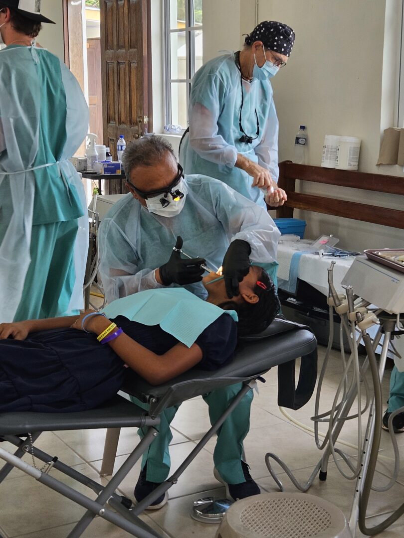 Dr. Vijay Patel and Dr. Hugh Bialecki saw patient after patient at each of the four clinics.