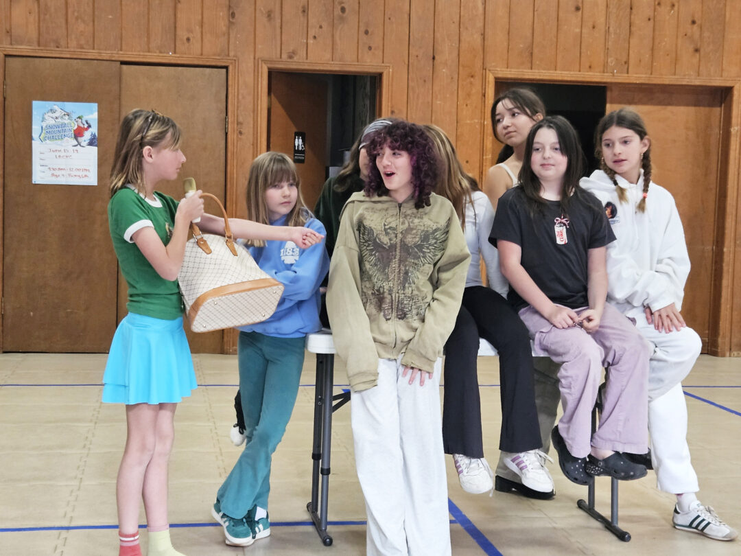 Adrianne, Lisa, Julia, Melissa and Adrianna from Glendora and Orange County enjoyed last year’s Brewfest at Tavern Bay Beach Club so much they couldn’t resist attending this year’s event. (Photos by Douglas W. Motley) A scene from Mean Girls in rehearsal. (Photo by Mary-Justine Lanyon)