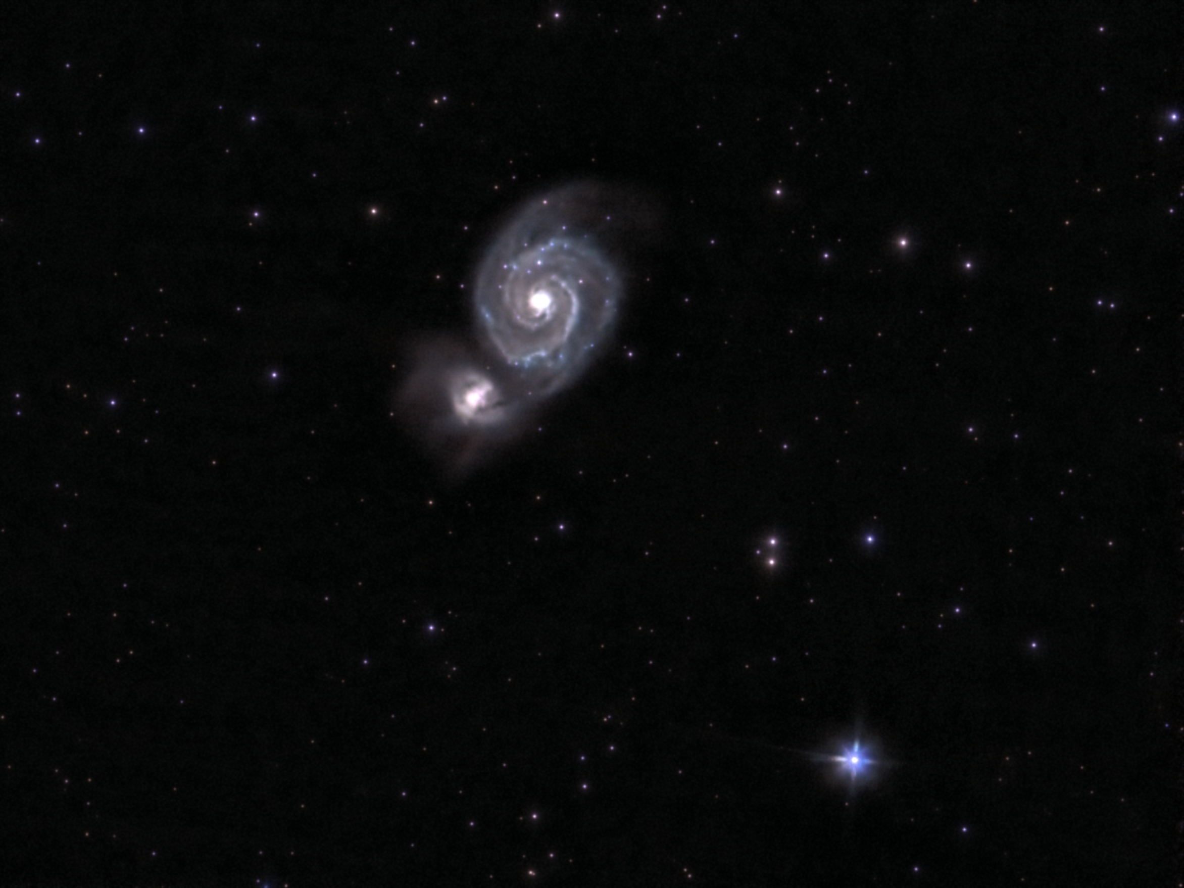 M51 – Whirlpool Galaxy. (Photos by Brandon Holloman)