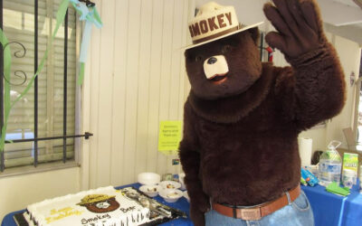 Smokey Bear celebrates his birthday