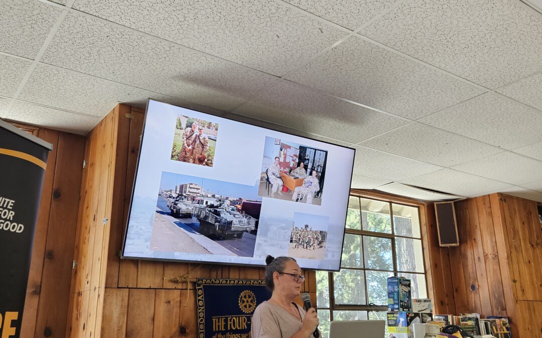 Rotarian shares her experiences in Iraq