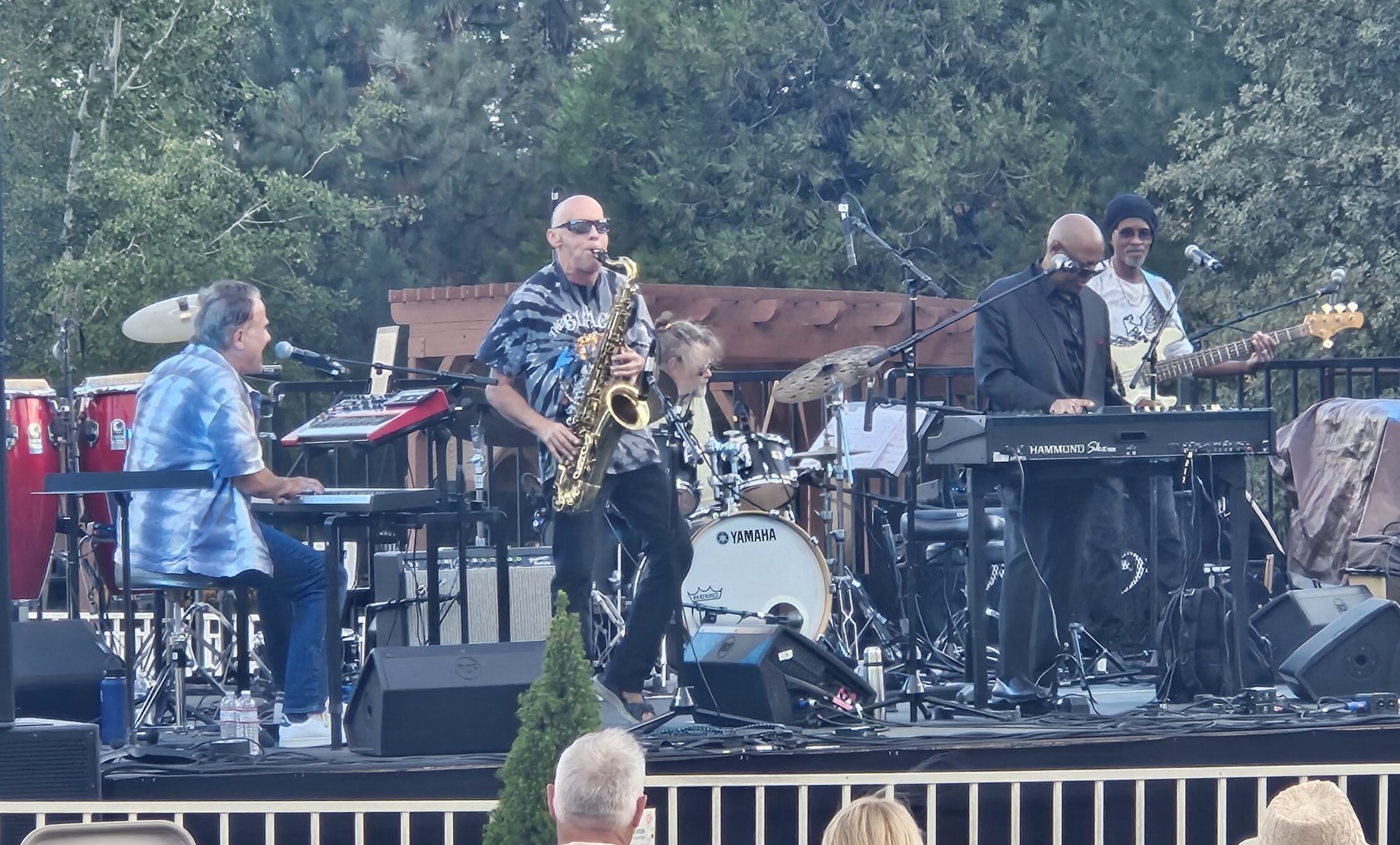 Bruce Rubio joined the Ellis Hall Group – which also featured George Whitty on keys – on Friday night.
