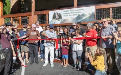 Celebrating the mountain’s new coffee shop