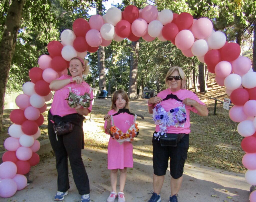 Walking To Raise Awareness of Breast Cancer