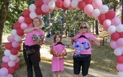 Walking To Raise Awareness of Breast Cancer